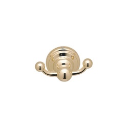  Edwardian Robe Hook Bathroom Accessory - Satin Nickel