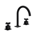 Rohl RAP08D3XMMB Matte Black 8'' Widespread Bathroom Sink Faucet