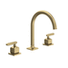 Rohl RAP08D3LMAG Antique Gold 8'' Widespread Bathroom Sink Faucet