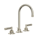 Rohl RMB2019LMPN2 Polished Nickel 8'' Widespread Bathroom Sink Faucet