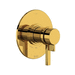 Rohl RTLB23W1LMULB Unlacquered Brass Thermostatic / Volume Control Trim