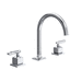 Rohl RAP08D3LMAPC Polished Chrome 8'' Widespread Bathroom Sink Faucet