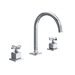 Rohl RAP08D3XMAPC Polished Chrome 8'' Widespread Bathroom Sink Faucet
