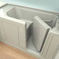  Walk In Unique Size Air Tub - White