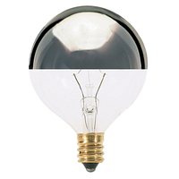  Incandescent Light Bulb - Silver Crown