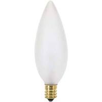  Cand Torpedo Incandescent Light Bulb - Frosted