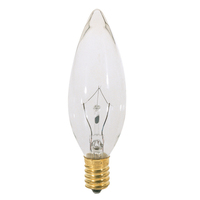  Cand Torpedo Incandescent Light Bulb - Clear