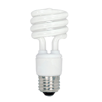  Med Mini Spiral CFL Compact Fluorescent Light Bulb - White