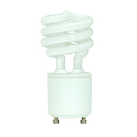  Bi-Pin GU24 CFL Compact Fluorescent Light Bulb - White