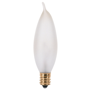 SA3677 Cand Turn Tip Incandescent Light Bulb - Frosted