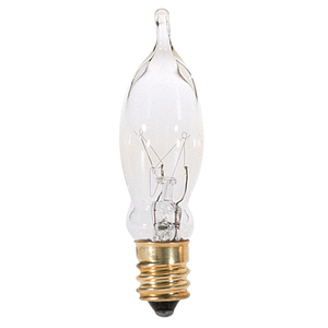 SS3241 Cand Turn Tip Incandescent Light Bulb - Clear