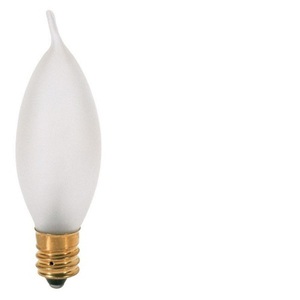 SS3276 Cand Turn Tip Incandescent Light Bulb - Frosted