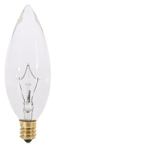 SS3283 Cand Torpedo Incandescent Light Bulb - Clear SS3283 Cand Torpedo Incandescent Light Bulb - Clear
