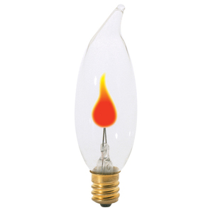 SS3656 Cand Turn Tip Incandescent Light Bulb - Clear