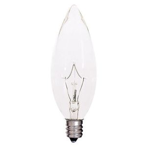 SS4995 Cand Torpedo Incandescent Light Bulb - Clear