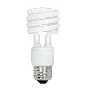 SS6236 Med Mini Spiral CFL Compact Fluorescent Light Bulb - White SS6236 Med Mini Spiral CFL Compact Fluorescent Light Bulb - White