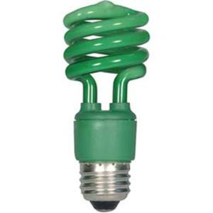 SS7272 Med Mini Spiral CFL Compact Fluorescent Light Bulb - White