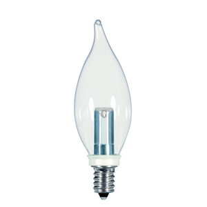 SS9153 LED Candelabra LED Light Bulb - Clear