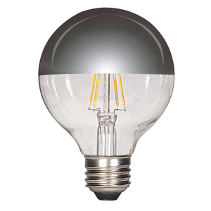 SS9828 LED Medium LED Light Bulb - Silver Crown