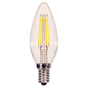 S29877 LED Candelabra LED Light Bulb - Clear