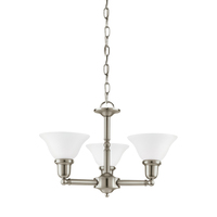  Sussex Mini Chandelier - Teak Wood Grain