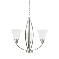  Metcalf Mini Chandelier - Brushed Nickel