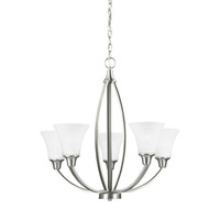  Metcalf Mid Sized Chandelier Chandelier - Brushed Nickel