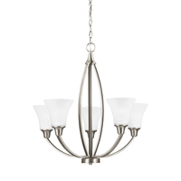  Metcalf Mid Sized Chandelier Chandelier - Brushed Nickel