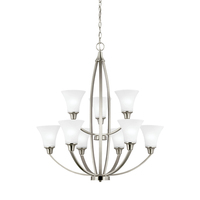  Metcalf Mid Sized Chandelier Chandelier - Brushed Nickel