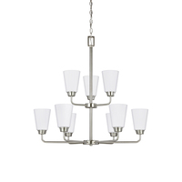  Kerrville Mid Sized Chandelier Chandelier - Brushed Nickel