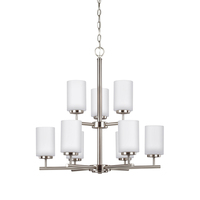  Oslo Mid Sized Chandelier Chandelier - Brushed Nickel