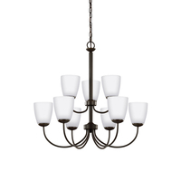  Bannock Mid Sized Chandelier Chandelier - Heirloom Bronze