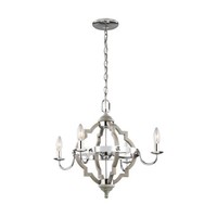  Socorro Mini Chandelier - Washed Pine