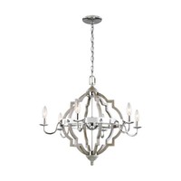  Socorro Mini Chandelier - Washed Pine