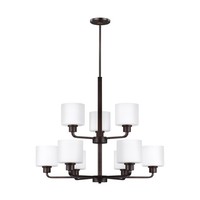  Canfield Mid Sized Chandelier Chandelier - Bronze