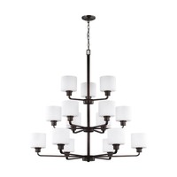  Canfield Large Foyer Chandelier Chandelier - Bronze