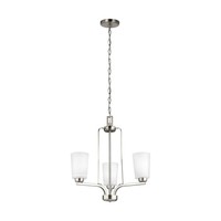  Franport Mini Chandelier - Brushed Nickel