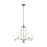  Franport Mid Sized Chandelier Chandelier - Brushed Nickel