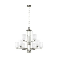  Franport Mid Sized Chandelier Chandelier - Brushed Nickel