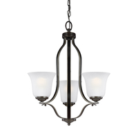  Emmons Mini Chandelier - Heirloom Bronze