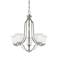  Emmons Mini Chandelier - Brushed Nickel
