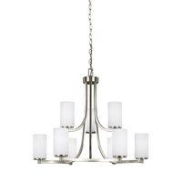  Hettinger Mid Sized Chandelier Chandelier - Brushed Nickel