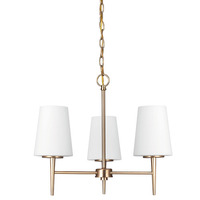 Driscoll Mini Chandelier - Satin Brass