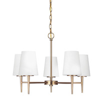  Driscoll Mid Sized Chandelier Chandelier - Satin Brass