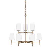  Driscoll Mid Sized Chandelier Chandelier - Satin Brass