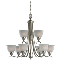  Wheaton Large Foyer Chandelier Chandelier - Brushed Nickel