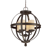 Mini Chandelier 18-1/2" Width Mini Chandelier 18-1/2" Width