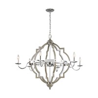  Socorro Mini Chandelier - Washed Pine