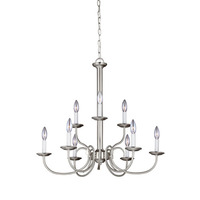 Mid Sized Chandelier 27-3/4" Width Mid Sized Chandelier 27-3/4" Width