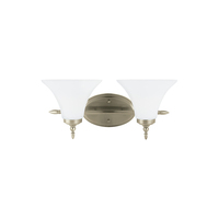 Bathroom Lighting (2 Bulbs) 17-1/2" Width Bathroom Lighting (2 Bulbs) 17-1/2" Width